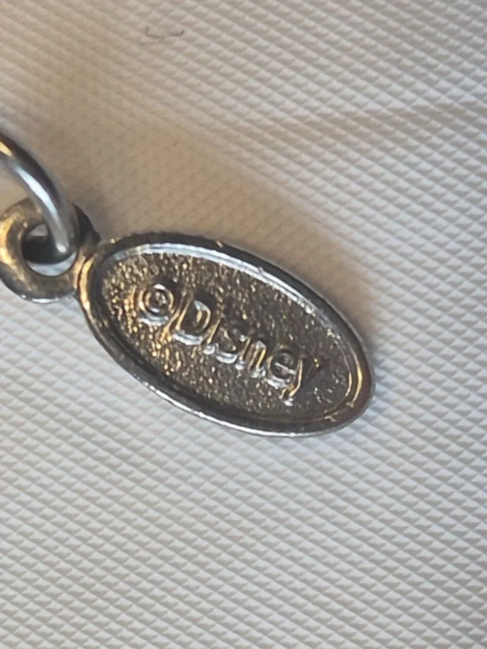 Vintage Disney Silver Tone Enamel Cinderella Charm Bracelet